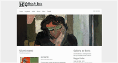 Desktop Screenshot of galleriadebonis.com